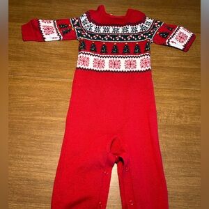 The children’s place holiday sweater knit outfit 12-18m